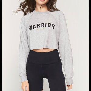 cropped sweatshirt